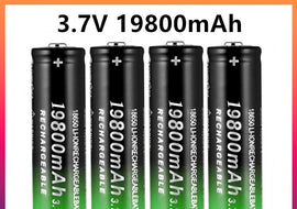 Battery 3.7v 19800mah Rechargeable Li-ion | 18650 Rechargeable