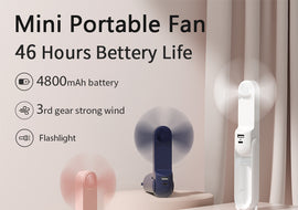Jisulife Handheld Fan Mini Hand Fan Ventilador Portable Usb